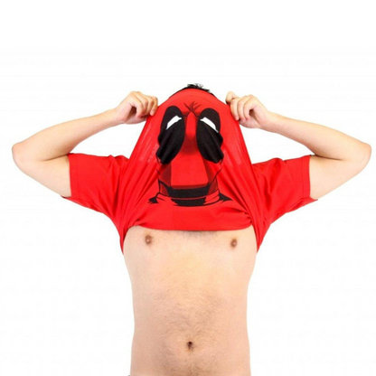 Marvel Deadpool Question Mark Flip T Shirt