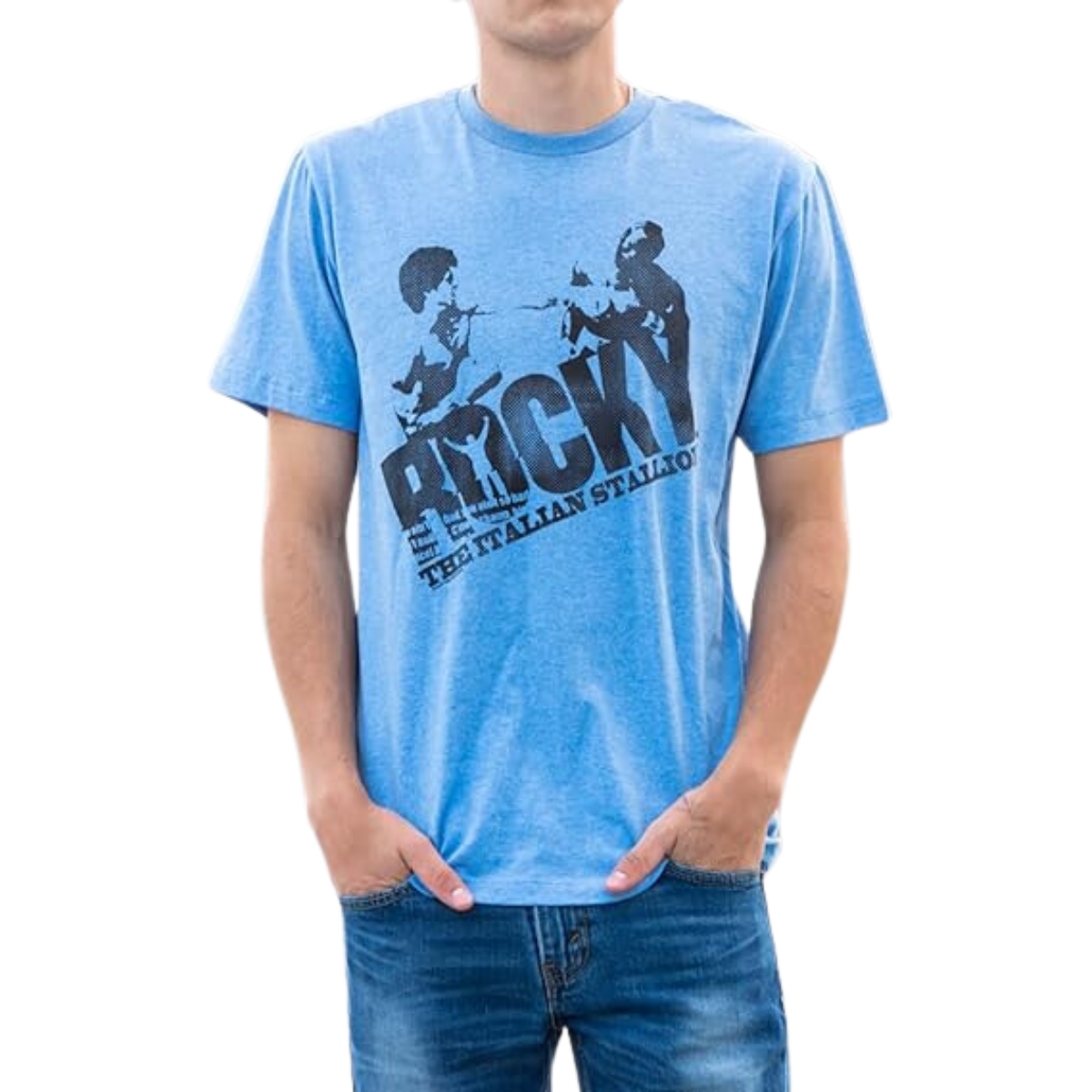 Rocky Halftone Italian Stallion T Shirt