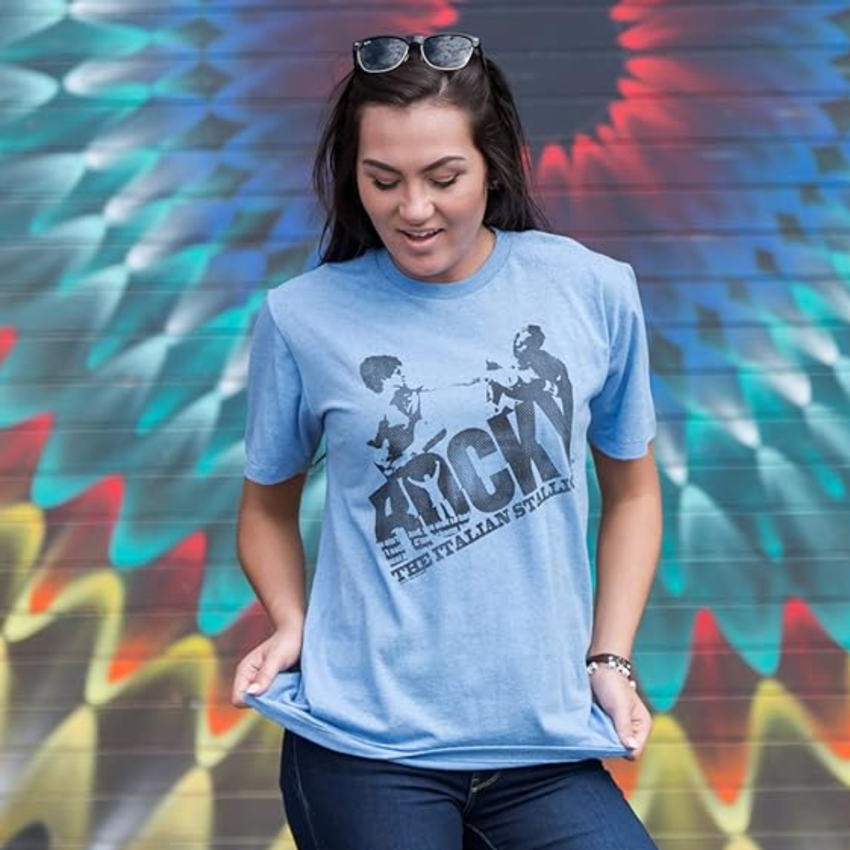 Rocky Halftone Italian Stallion T Shirt