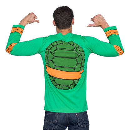 TMNT Long Sleeves Costume T Shirt & Eye Mask