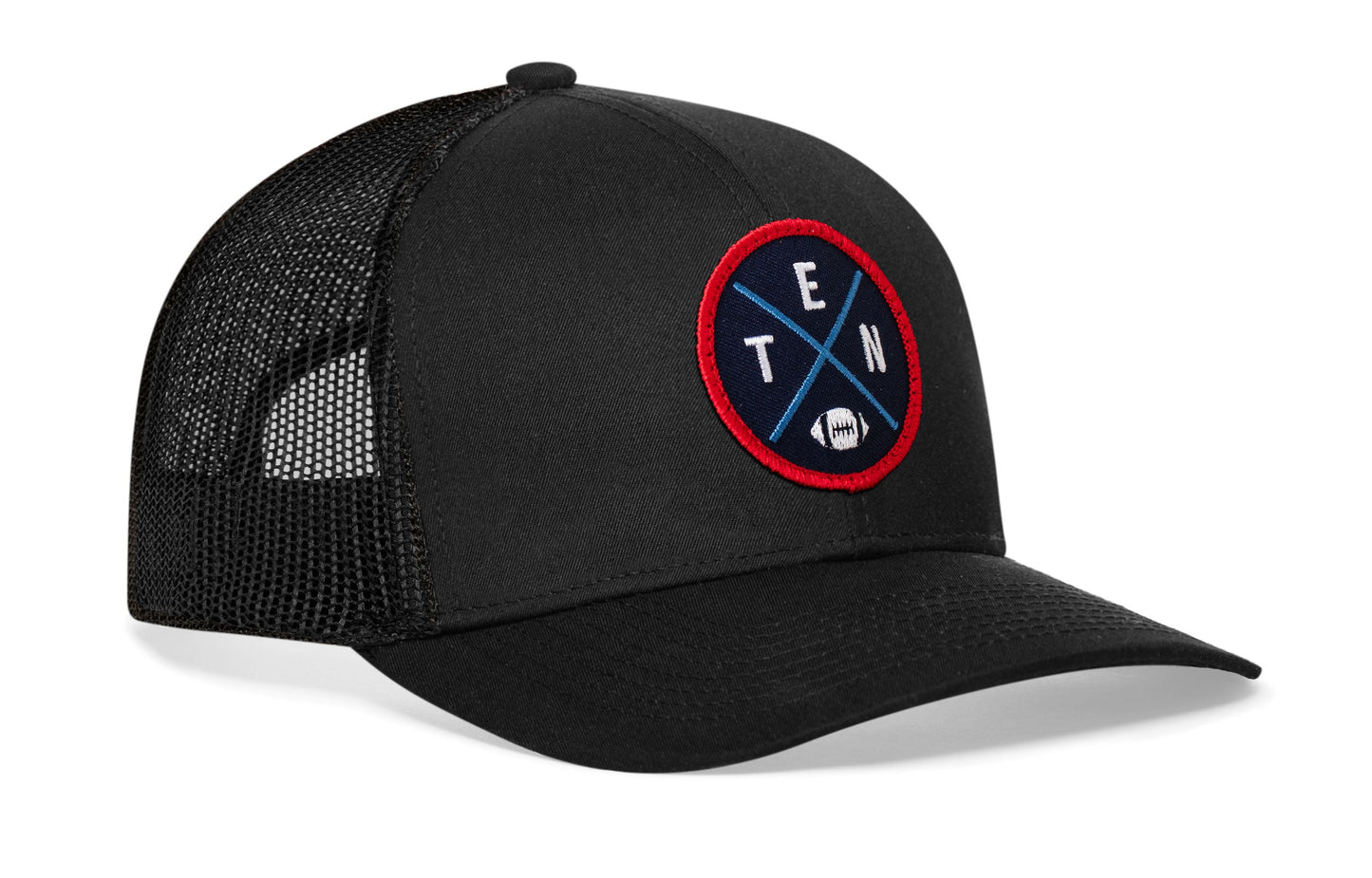 Tennessee Trucker Haka Hat Black TEN X Football Snapback