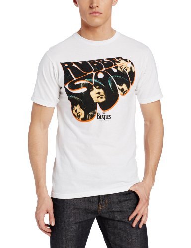 The Beatles Men'S The Beatles Rubber Soul T-Shirt, White, Medium Mens T Shirt