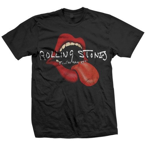 The Rolling Stones Men'S Rolling Stones Open Mouth & Tongue T-Shirt,Black,Small Mens T Shirt