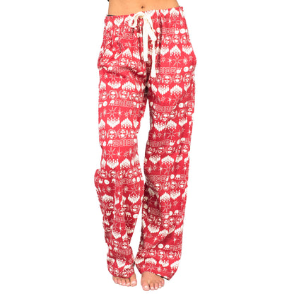 The Big Lebowski Bowling Pins Red Lounge Pants