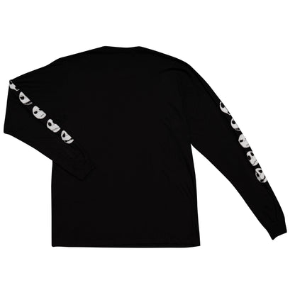 The Nightmare Before Christmas Moon Long Sleeve Adult Unisex Shirt Black