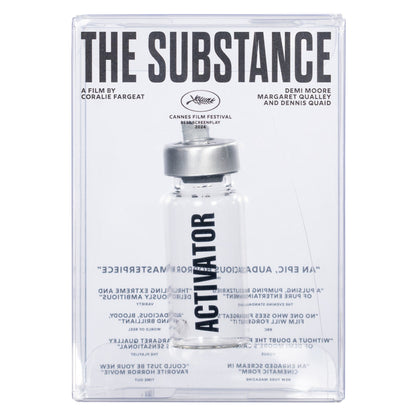 The Substance Activator Serum Vial Bottle with Display Collectable Box Halloween Costume Movie Prop Accessory for Adult Cosplay