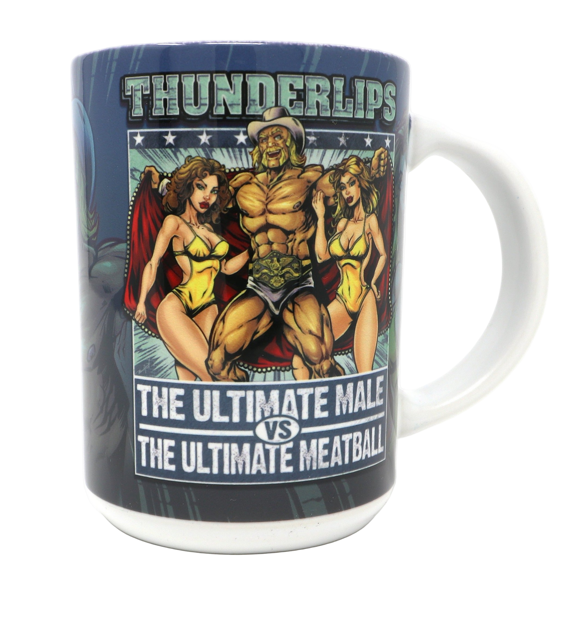 Hulk Hogan Thunderlips 15oz Ceramic Coffee Mug