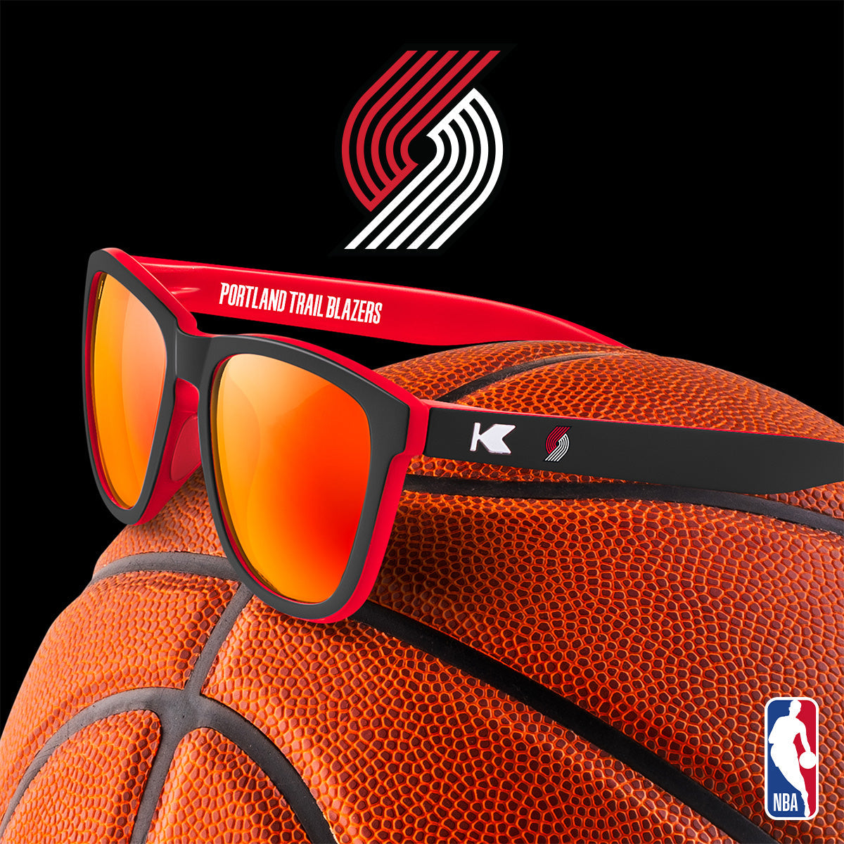Portland Trail Blazers Officially Licensed Knockaround Sunglasses