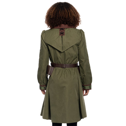 Women's Miss Trunchbull Dress Coat Jacket and Belt Halloween Costume Cosplay