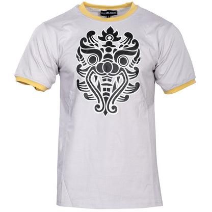 Fight Soap Salesman Tyler Durden Yellow Ring Damask Pattern Halloween Costume Adult T Shirt Tee