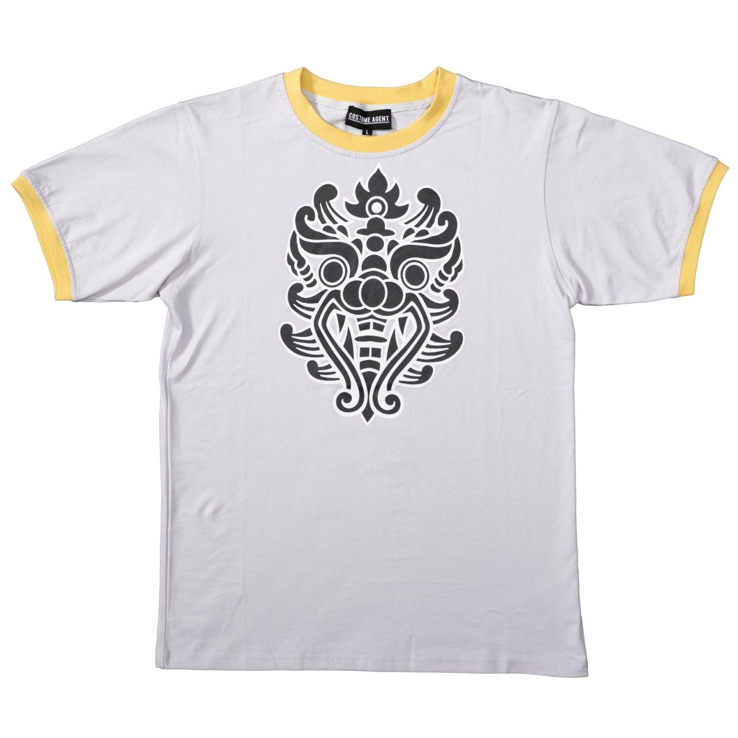 Fight Soap Salesman Tyler Durden Yellow Ring Damask Pattern Halloween Costume Adult T Shirt Tee