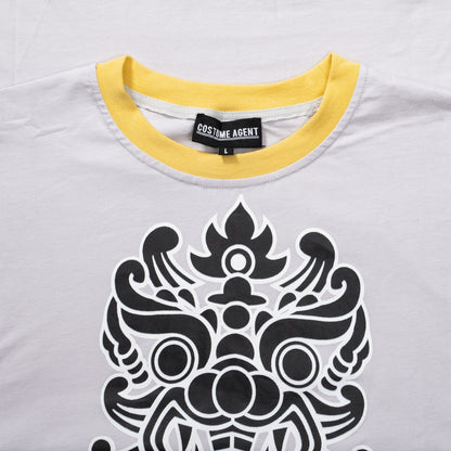 Fight Soap Salesman Tyler Durden Yellow Ring Damask Pattern Halloween Costume Adult T Shirt Tee