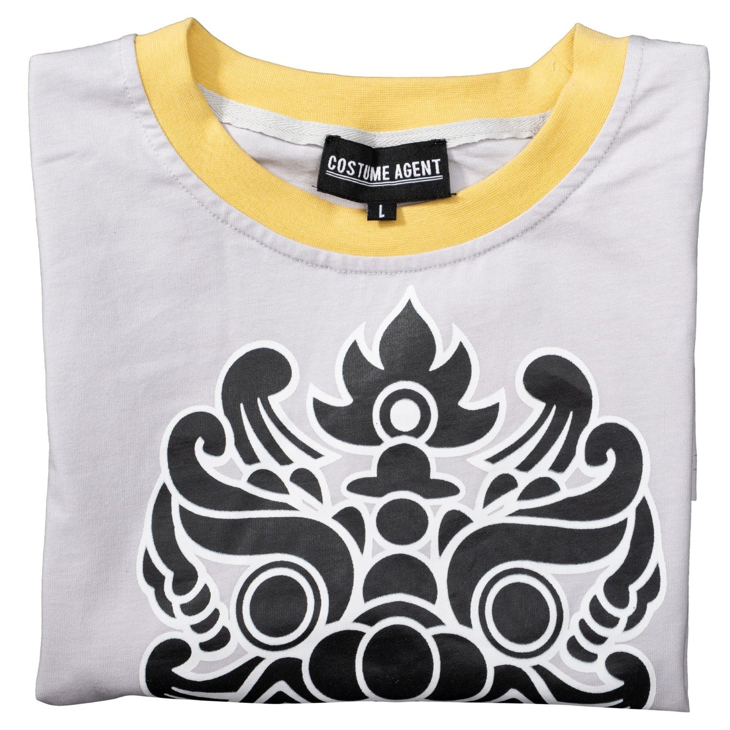 Fight Soap Salesman Tyler Durden Yellow Ring Damask Pattern Halloween Costume Adult T Shirt Tee