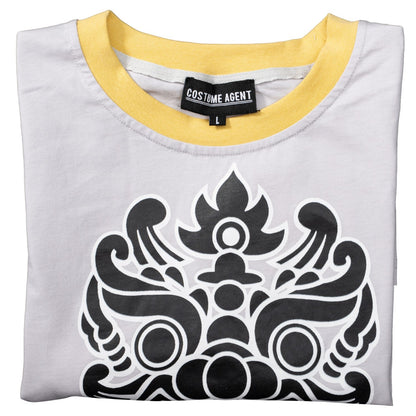 Fight Soap Salesman Tyler Durden Yellow Ring Damask Pattern Halloween Costume Adult T Shirt Tee