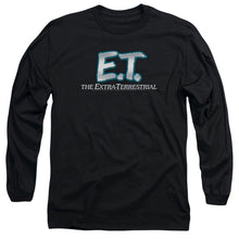 Load image into Gallery viewer, Et Logo Mens Long Sleeve Shirt Black Officially Licensed
