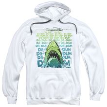 Load image into Gallery viewer, Jaws Da Dum Mens Hoodie White
