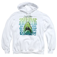 Load image into Gallery viewer, Jaws Da Dum Mens Hoodie White
