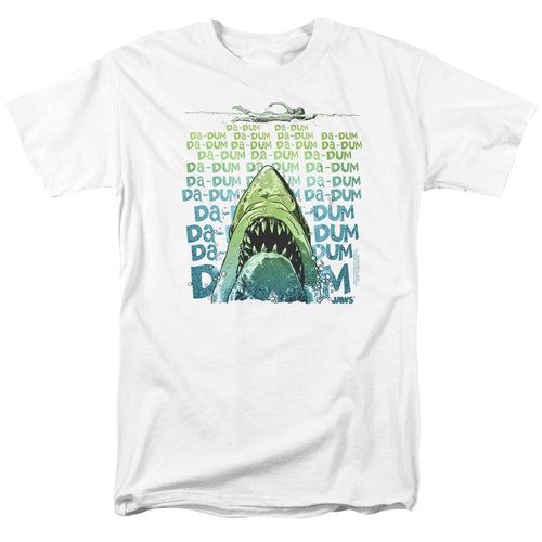 Jaws Da Dum Mens T Shirt White