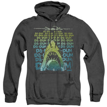 Load image into Gallery viewer, Jaws Da Dum Heather Mens Hoodie Black
