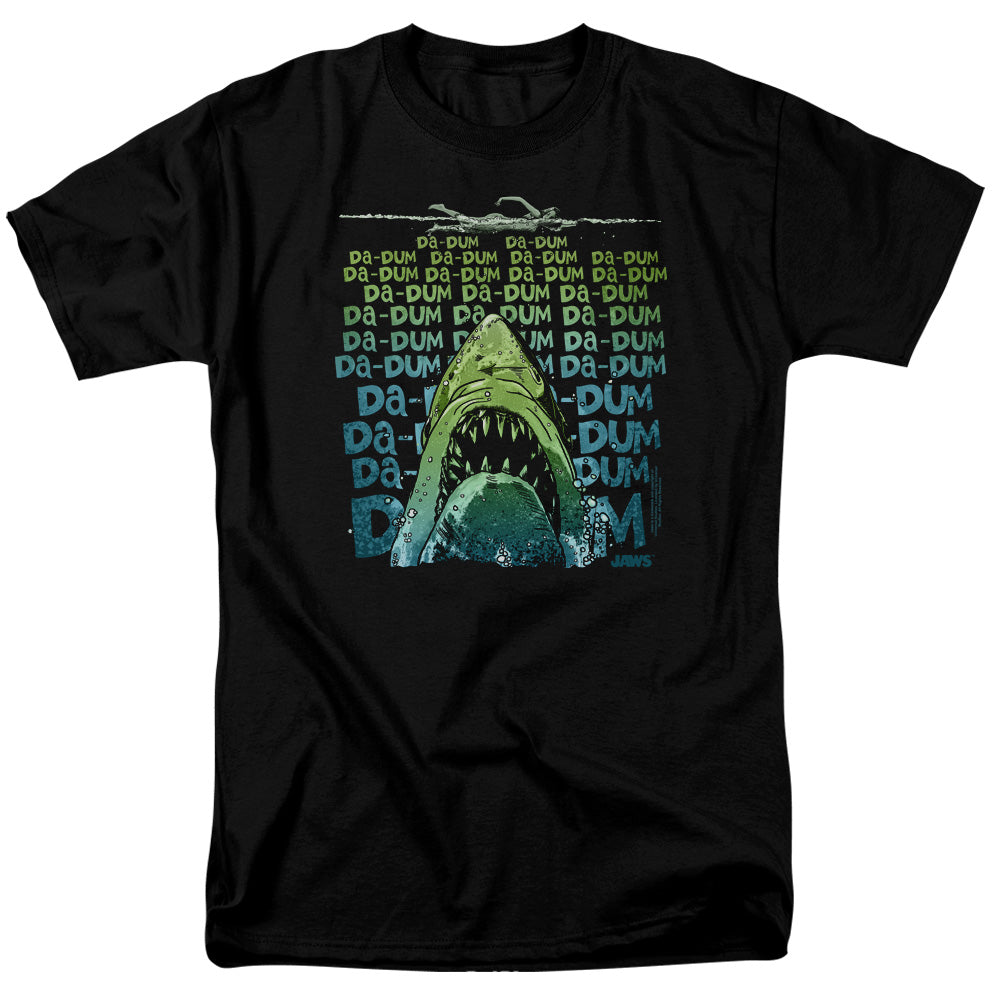 Jaws Da Dum Mens T Shirt Black