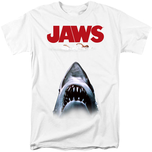 Jaws Depth Mens T Shirt White