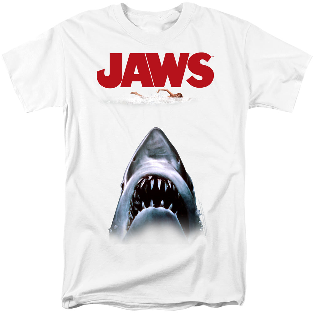 Jaws Depth Mens T Shirt White
