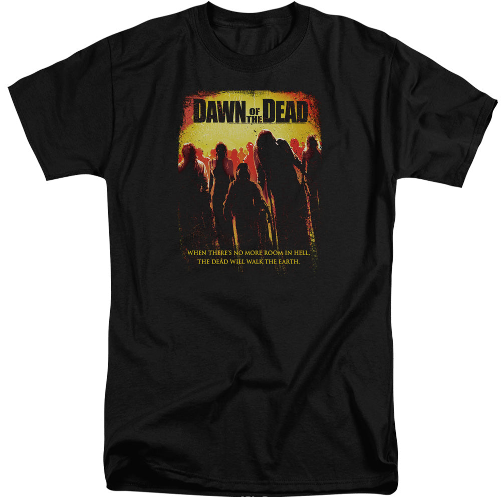 Dawn Of The Dead Title Mens Tall T Shirt Black