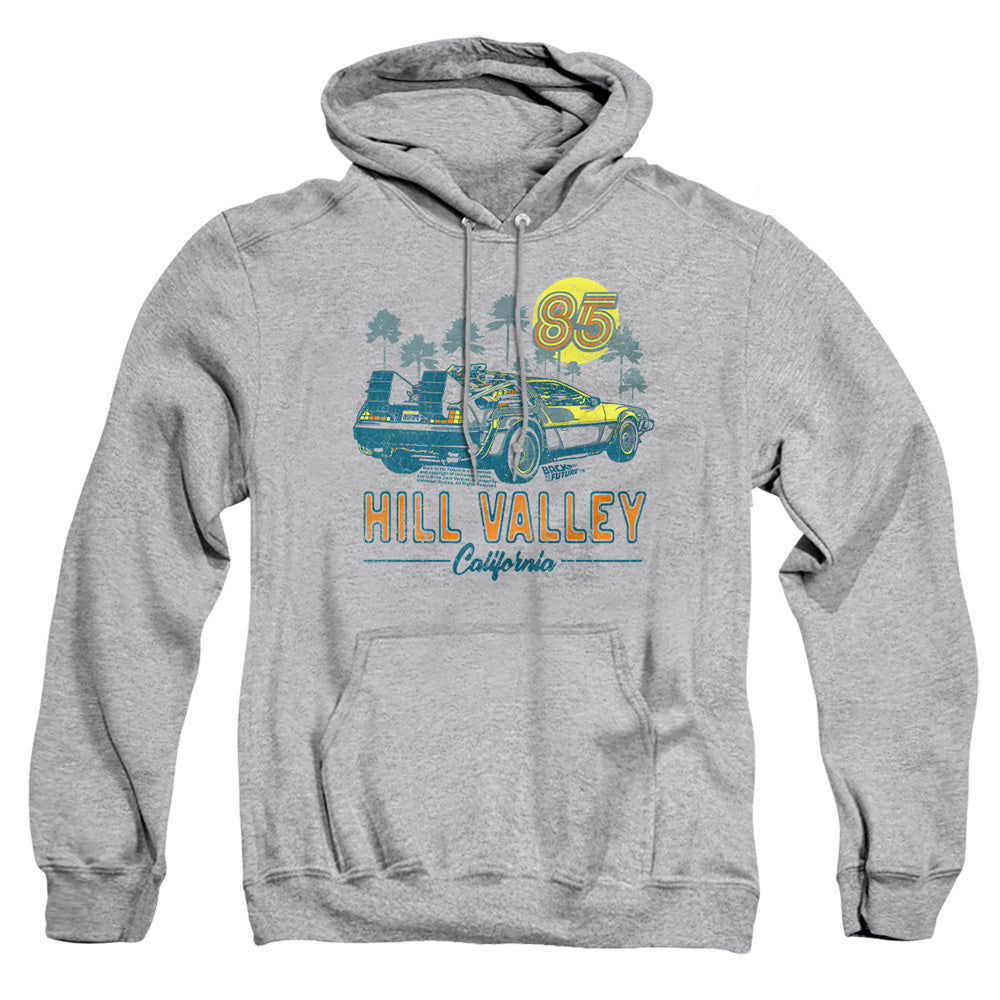 Back To The Future 85 Mens Hoodie Athletic Heather