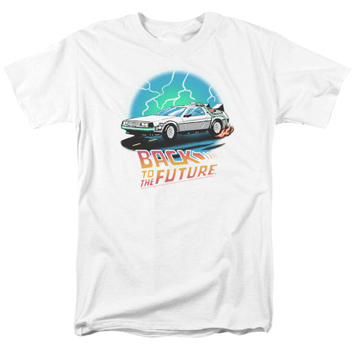 Back To The Future Bttf Airbrush Mens T Shirt White