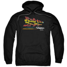 Load image into Gallery viewer, Back To The Future Japanese Delorean Mens Hoodie Black
