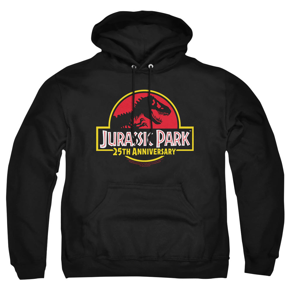 Jurassic Park 25Th Anniversary Logo Mens Hoodie Black