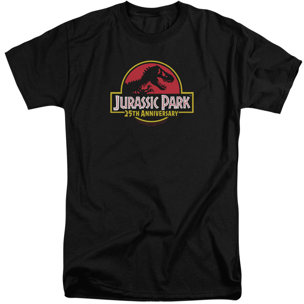 Jurassic Park 25th Anniversary Mens Tall T Shirt Black