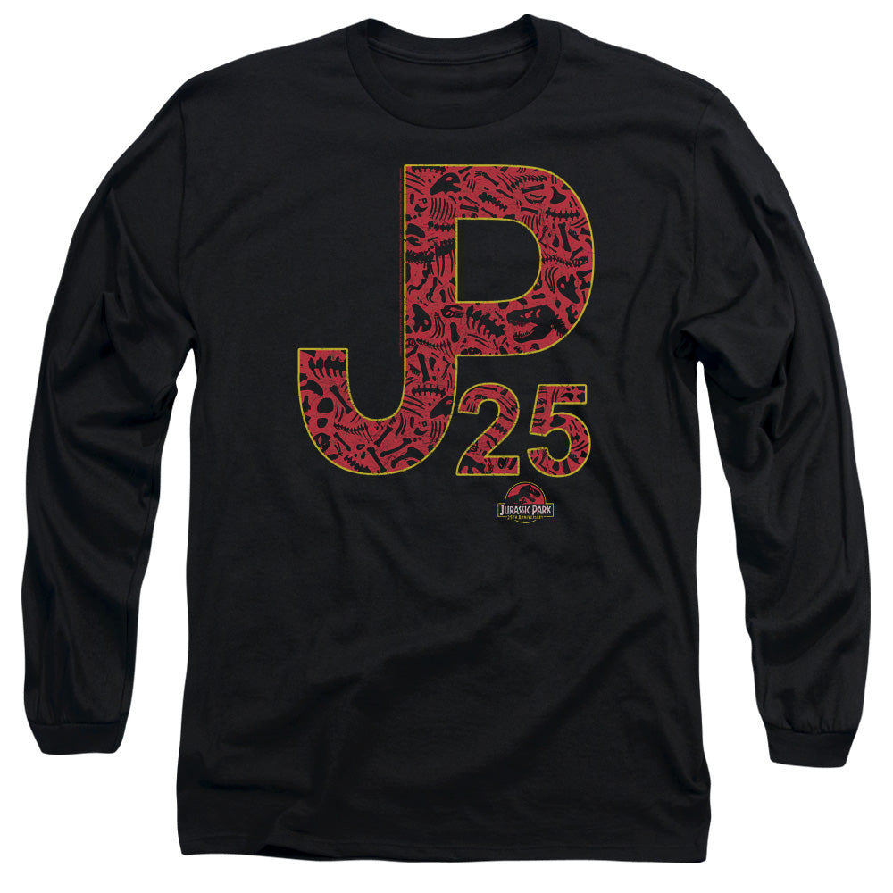 Jurassic Park Jp25 Mens Long Sleeve Shirt Black Officially Licensed