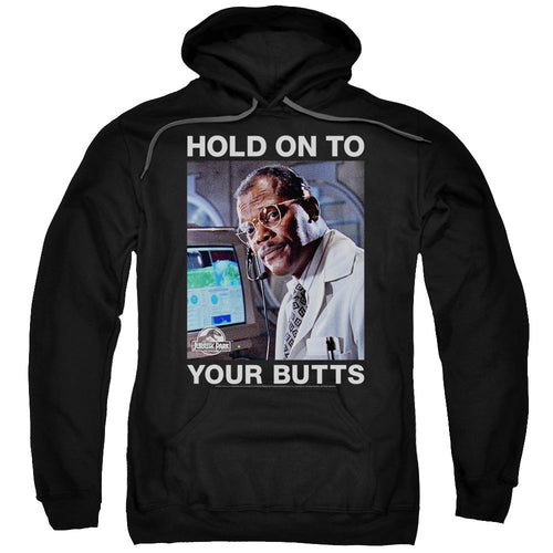 Jurassic Park Hold Onto Mens Hoodie Black