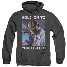 Load image into Gallery viewer, Jurassic Park Hold Onto Heather Mens Hoodie Black

