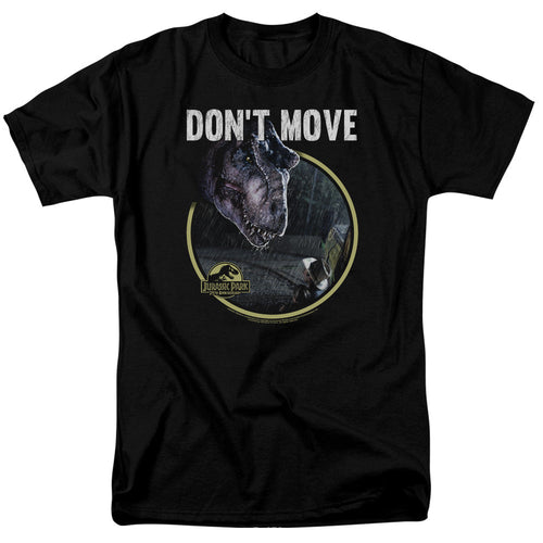 Jurassic Park Dont Move Mens T Shirt Black