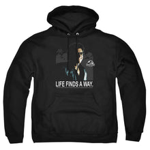 Load image into Gallery viewer, Jurassic Park Life Finds A Way Mens Hoodie Black

