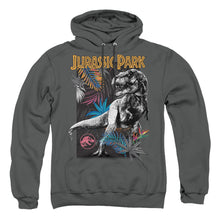Load image into Gallery viewer, Jurassic Park Foliage Mens Hoodie Charcoal
