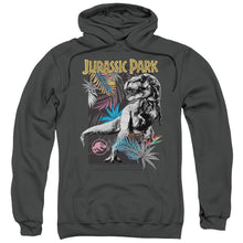 Load image into Gallery viewer, Jurassic Park Foliage Mens Hoodie Charcoal
