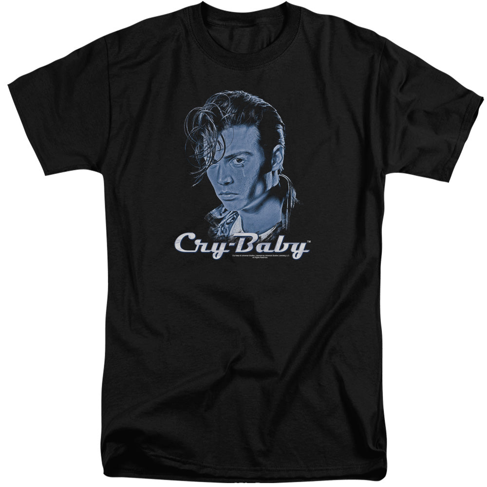 Cry Baby King Cry Baby Mens Tall T Shirt Black