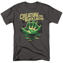 Load image into Gallery viewer, Universal Monsters Creature Breacher Mens T Shirt Charcoal
