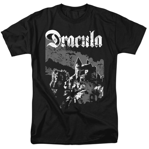 Universal Monsters Castle Mens T Shirt Black