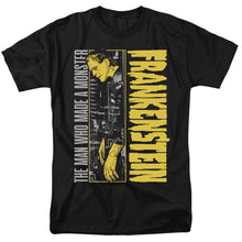 Load image into Gallery viewer, Universal Monsters The Man Who Made A Mens T Shirt Black
