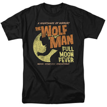 Load image into Gallery viewer, Universal Monsters Full Moon Fever Mens T Shirt Black

