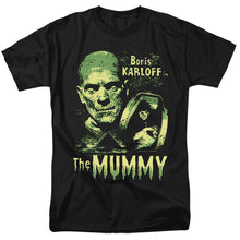 Load image into Gallery viewer, Universal Monsters The Mummy Mens T Shirt Black
