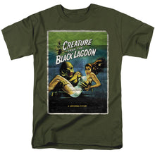 Load image into Gallery viewer, Universal Monsters Creature One Sheet Mens T Shirt Military Green
