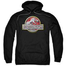 Load image into Gallery viewer, Jurassic Park Logo Mens Hoodie Black

