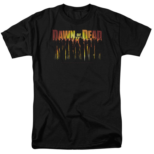 Dawn Of The Dead Walking Dead Mens T Shirt Black