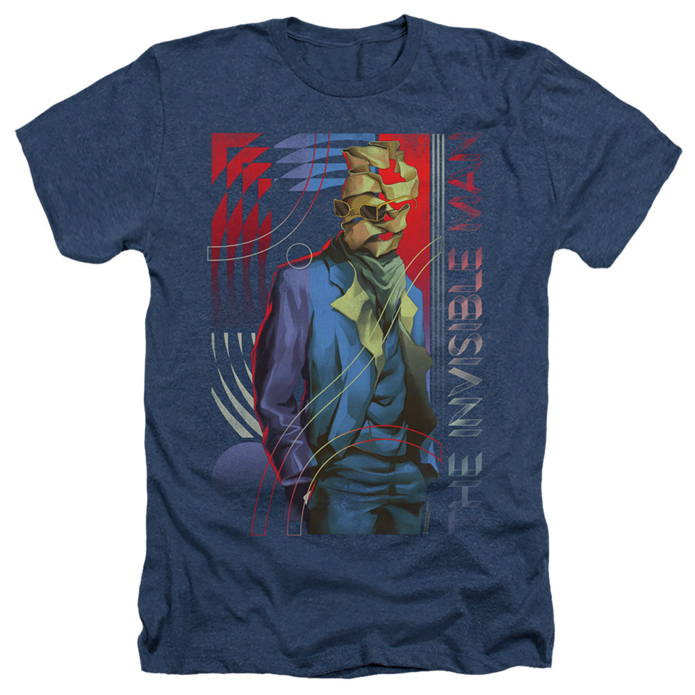 Universal Monsters Unravelling Heather Mens T Shirt Navy Blue