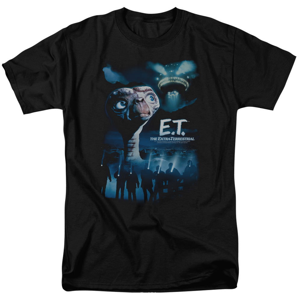 ET the Extra Terrestrial Going Home Mens T Shirt Black